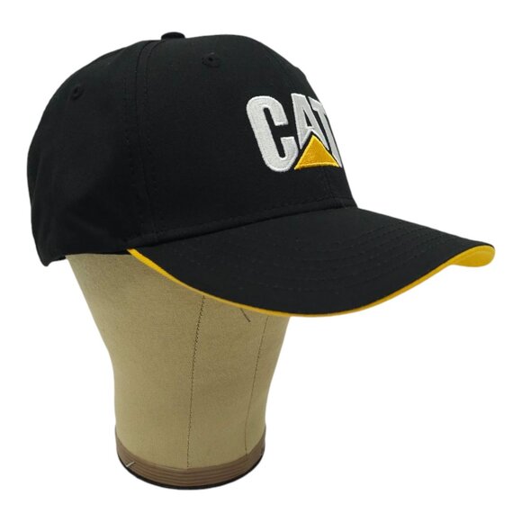 Caterpillar CAT Equipment Embroidered Logo Snapback Cap Trucker Baseball Hat NEW - Picture 3 of 13